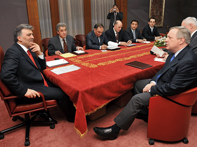 Cumhurbaşkanı Gül, ABD Senatosu'ndan Richard Durbin'i Kabul Etti